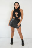 Qlona Leather Skort
