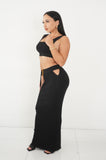 Alexis Skirt Set (Black)