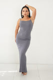 Triple M Maxi Dress (Denim Steel)
