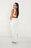 Alexis Skirt Set (White)