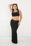 Alexis Skirt Set (Black)