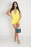 The Works Romper (Yellow)