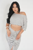 Drinks On Me Skirt Set