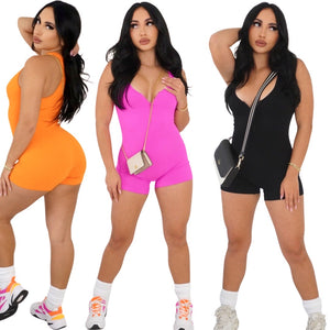 Over The Basic Romper (Multiple Colors)