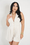 Mabella Romper (Oatmeal)