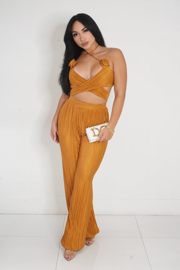 Alivia Pant Set (Copper)