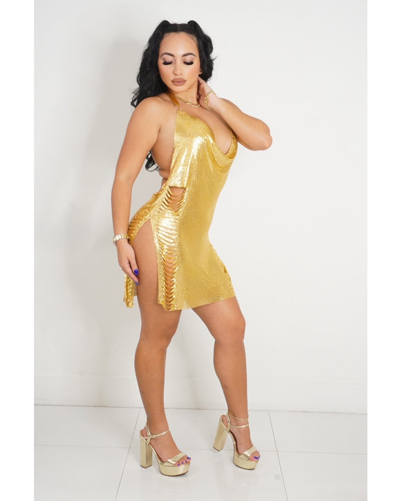 Birthday Suit Sequin Dress