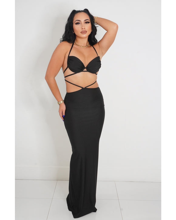 Aubree Maxi Skirt Set