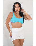Lian Crop (Blue)