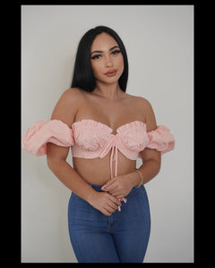 Daisy Crop Top (Pink)