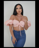 Daisy Crop Top (Pink)