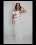 Beautiful Moment Maxi Set (White)