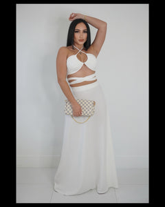 Beautiful Moment Maxi Set (White)