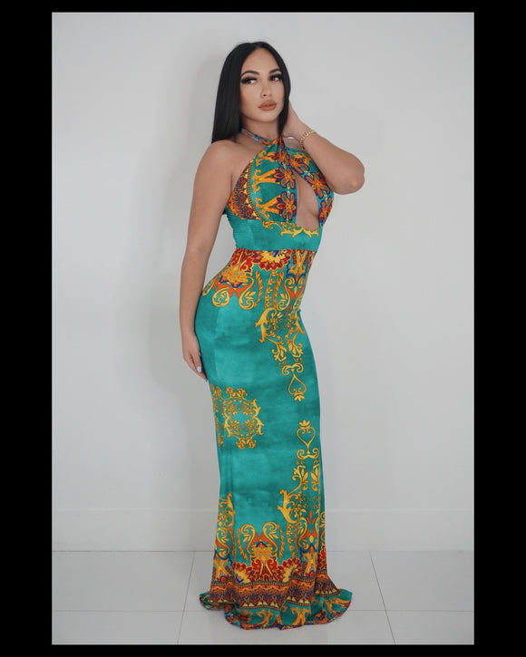 What Waist Maxi Dress