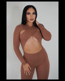 Ring Leader Jumpsuit (Brown)