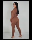 Ring Leader Jumpsuit (Brown)