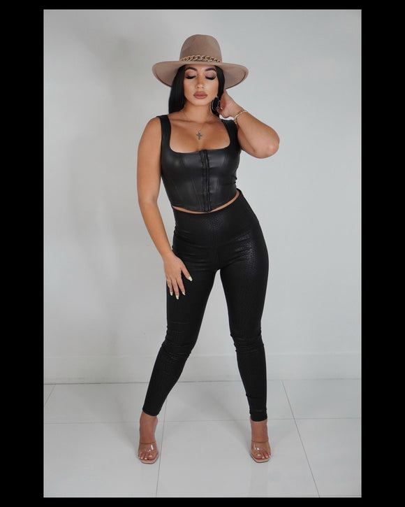 Midnight Lover Leather Leggings