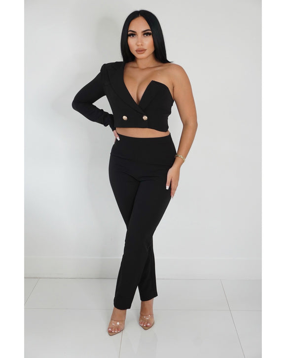 Nequita Blazer Pant Set