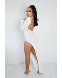 Fashionably Late Slit Dress
