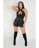 Voted Most Liked Leather Shorts