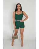 Uptown Downtown Short Set (Green)
