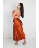 Phoebe Satin Skirt Set