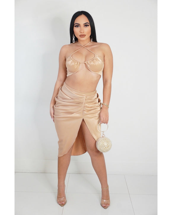 Golden Girl Skirt Set
