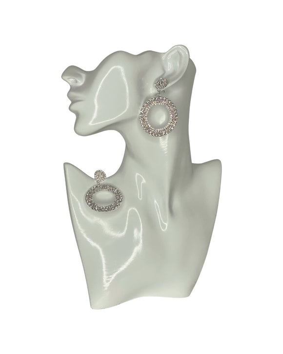 No Feelings Earrings (Silver)