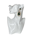 Diva Emerald Green Earrings