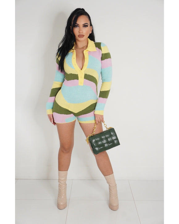 Comfort Me Multiprint Romper
