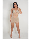 Oh So Icy Mini Dress