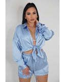 Made It Look Easy Short Set (Blue)