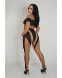 More Attention Mesh Jumpsuit