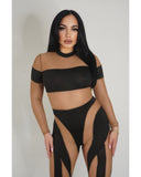 More Attention Mesh Jumpsuit