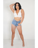 Closet Essentials Crop (White)