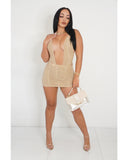 4 The Girls Micro Skirt Set (Nude)