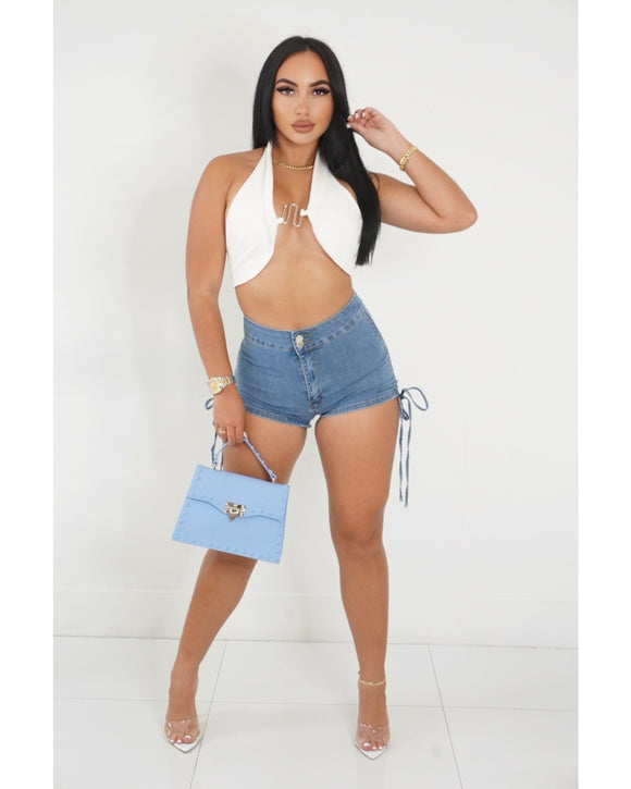 Pretty In Denim Booty Shorts