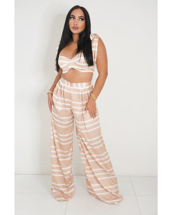 Between The Lines Pant Set