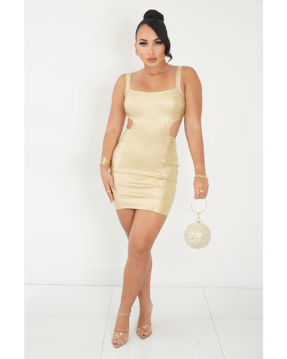 Golden Hour Bandage Dress