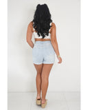 That 70's Style Denim Shorts