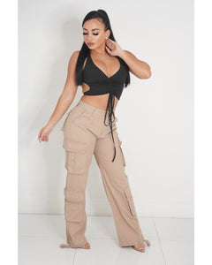 Just Your Type Cargos (Khaki)