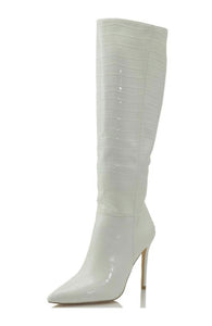 Liza Boots (White)