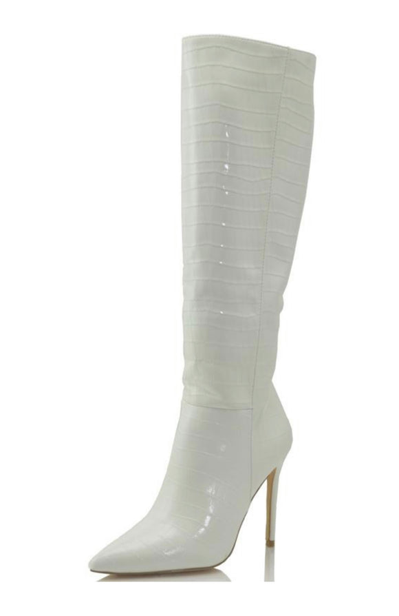 Liza Boots (White)