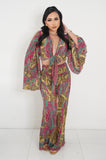 Pixie Pant Set (Pink&Brown)