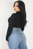 Material Girl Crop (Black)