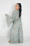 Pixie Pant Set (Blue&Brown)