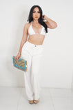 Aquaholic Beach Clutch