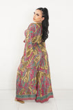 Pixie Pant Set (Pink&Brown)