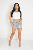 Kenzie Denim Mini Skirt