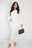 Melrose Ave Jumpsuit (White)